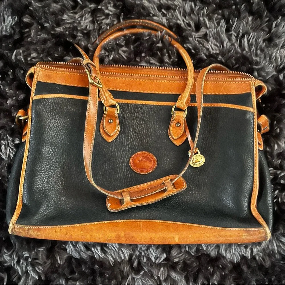 Dooney & Bourke Vintage Briefcase Messenger Laptop Bag